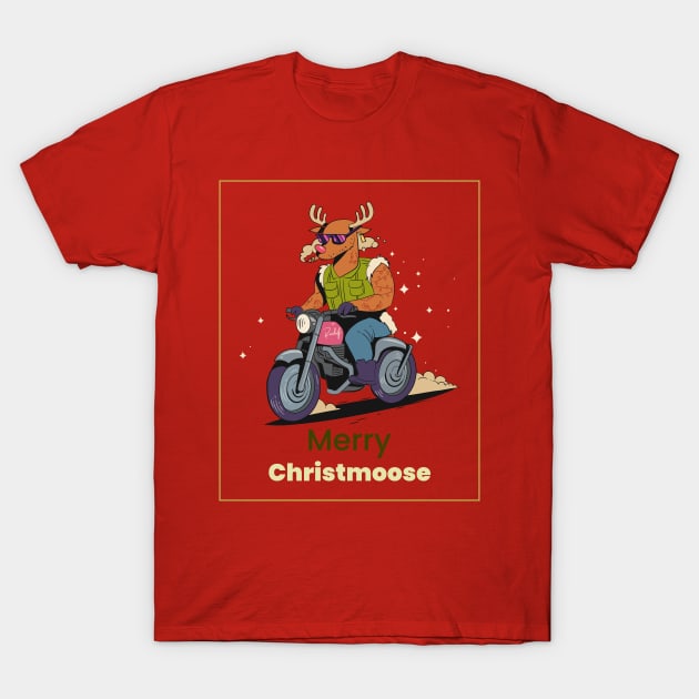 Merry Christmoose T-Shirt by WillyTees